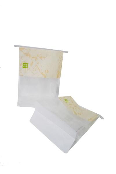 Disposable Flat Bottom Thin And Lightweight Paper Bag For Cake Packaging