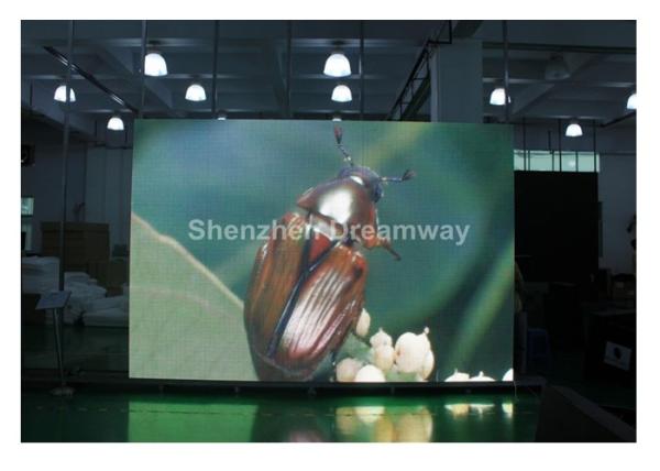 Outdoor LED Screen Rental High Resolution P10 Aluminum LED Box with 1R1G1B