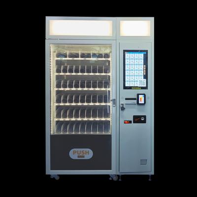 Commercial Snack and Drink Vending Machine With Top Light Box for Retail Stores