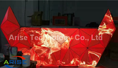 Creative LED Displays Led Stage Screen-DJ screen/LED DJ booths/ LED Ox Horn-P5-3.38