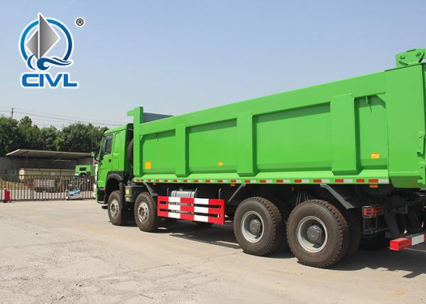 Sinotruck Front Hydraulic Lifting  8 x 4 Heavy Duty Dump Truck 371HP Engine, LHD/RHD