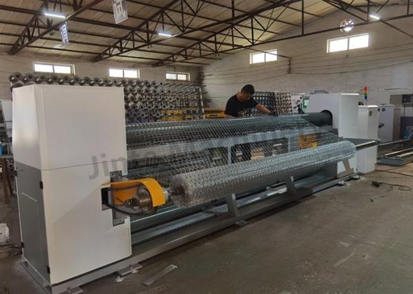 4.5M Width Positive Twist 3.0mm Hexagonal Wire Mesh Machine