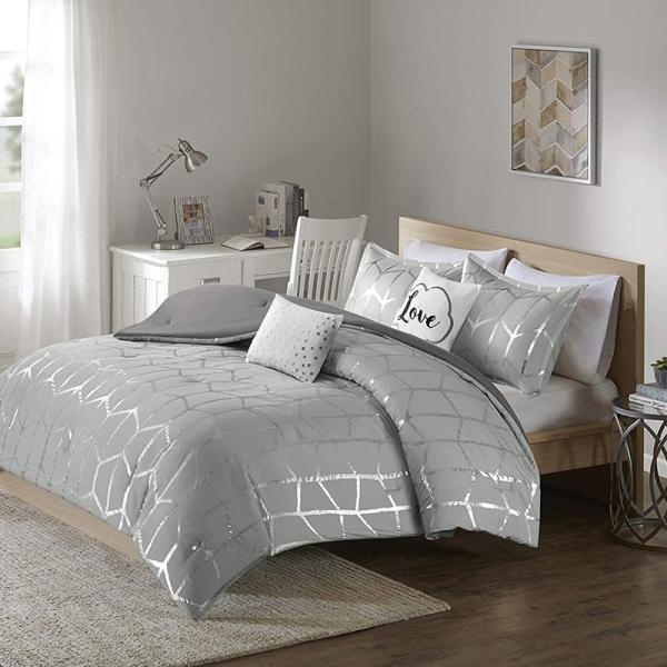Seasonal Everyday Bedding Set Four Pieces Woven Print Design for Home Hotel Bed Cover