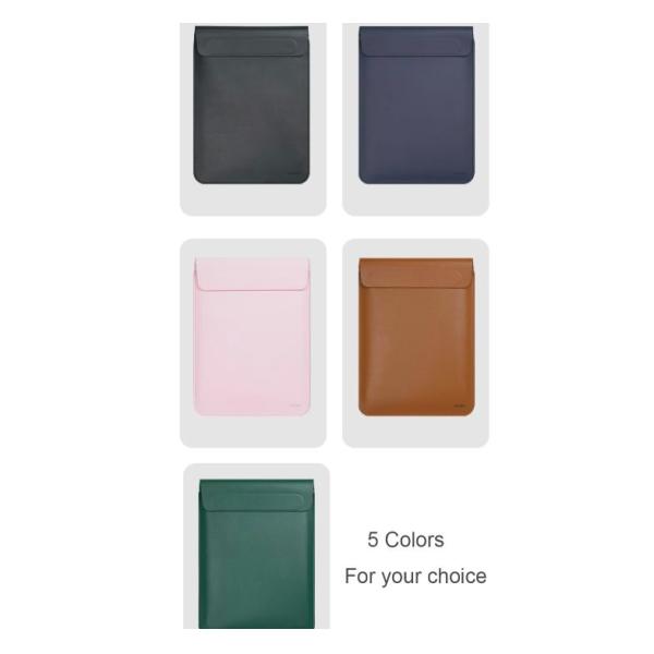 PU Leather Laptop Sleeve For Gaming Laptop waterproof OEM ODM