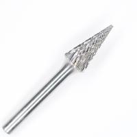 SM-1 ワルフタンカービッド回転バーコーン 尖った端型 1/4 インチシャックを持つダイエムラー用