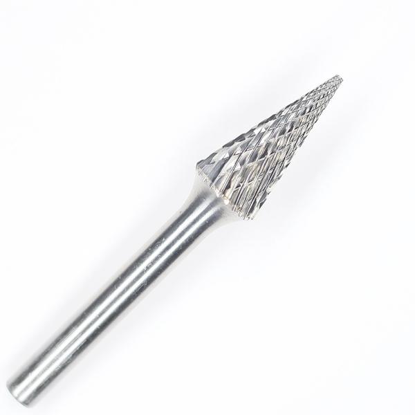 SM-1 Tungsten Carbide Rotary Burr Cone Pointed End Type For Die Grinder With 1/4 Shank