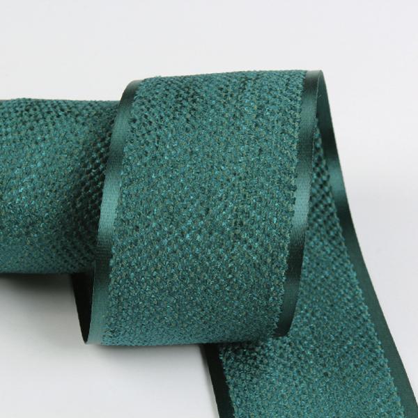 Корейская полиэстерная хлопчатобумажная бархатная лента 10 мм-40 мм зеленая бархатная проводная лента