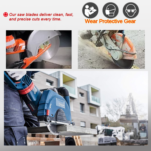 230mm Outer Diameter Laser Diamond Saw Blade for Fast Cutting Green Concrete