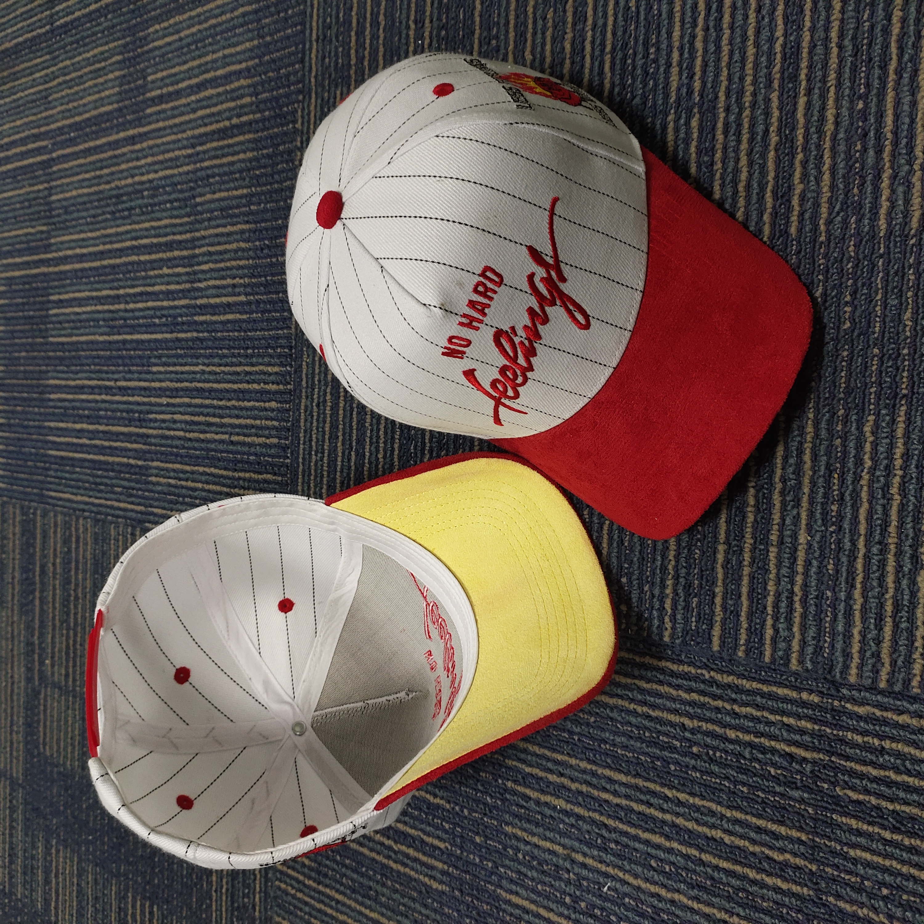 Men Baseball Cap Classic Striped Pattern Old American Style Hiphop Snapback Sport Customize Embroider