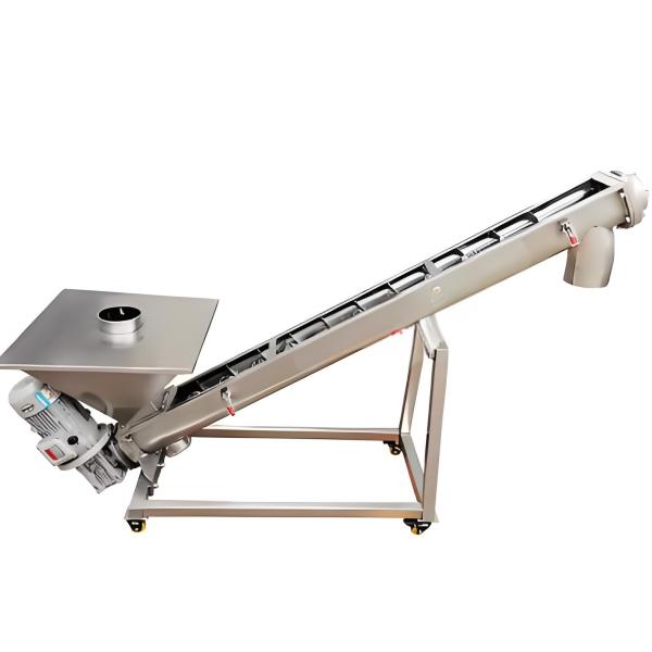 Heat Resistant Stainless Steel Adjustable Speed Screw Auger Feeder and Spiral Feeder Conveyor for Food Industry