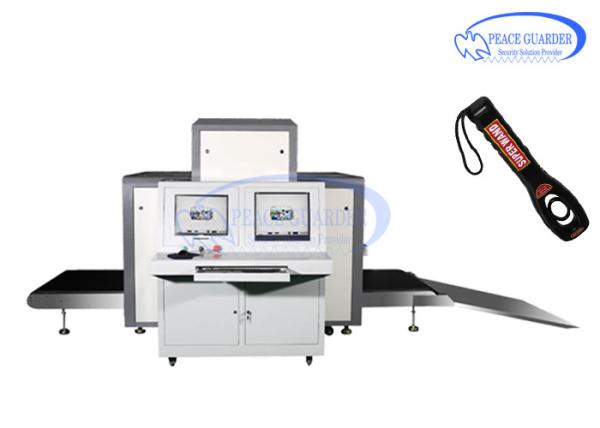 34mm Steel Luggage X Ray Airport Security Baggage Scanners , Baggage Scanning Machine For Airport Security Check