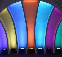 Mini étanche à l'eau 4pcs RGB 3In1 Led Par Light Pour la fête Disco Club