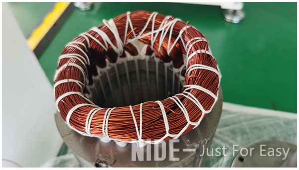 5.5hp Industrial Pump Motor Stator Coil Lacing Machine Horizontal