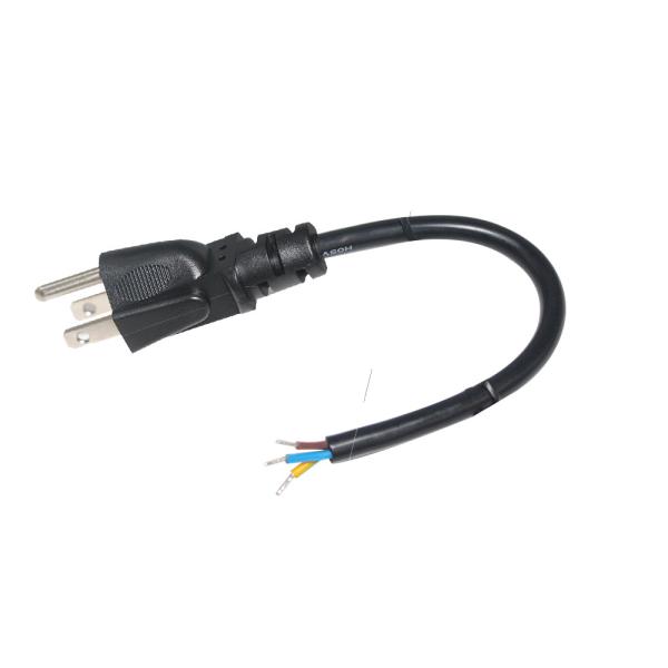 NEMA 5-15P to C5 Power Cord 18AWG SJT PVC Black