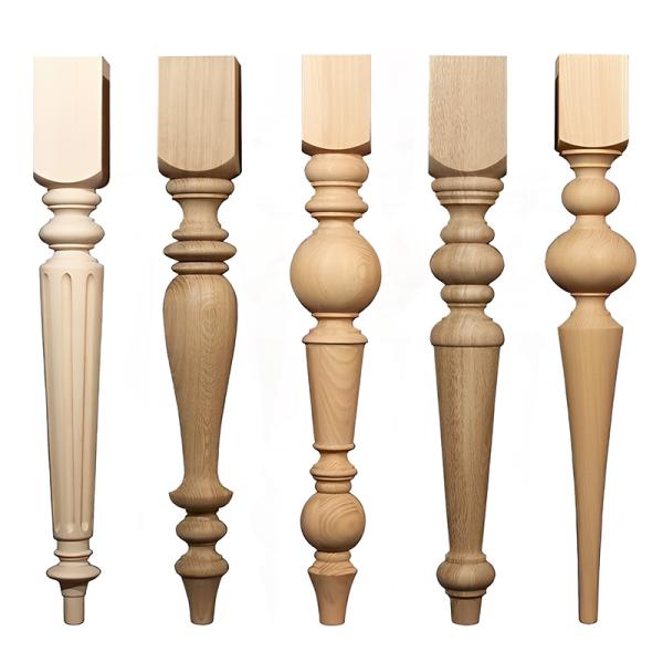 Modern Minimalist High-Quality Solid Wood Sofa Legs Furniture TV Cabinet Support Legs Heightening Wooden Leg Accessories