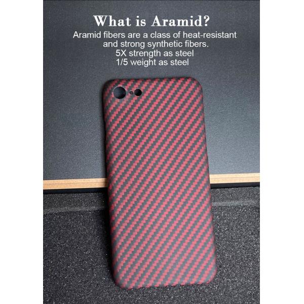 Облегченный случай телефона SE iPhone волокна Aramid полного покрытия предохранения от камеры