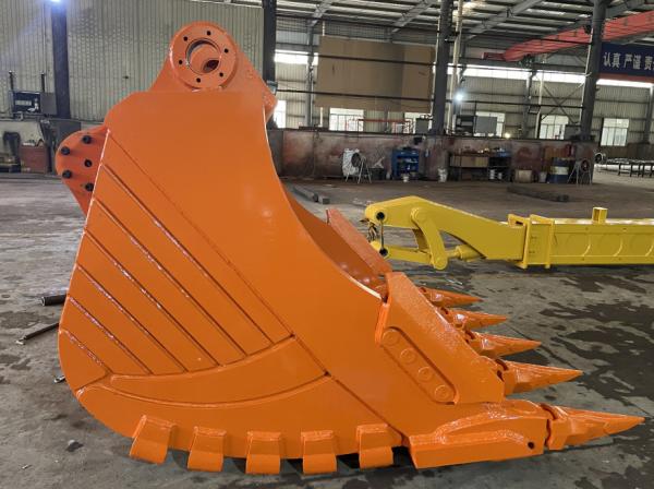 Resistente ao desgaste Q355B Excavator Rock Bucket para SNAY KOMATSU VOLVO para Telescopic Dipper