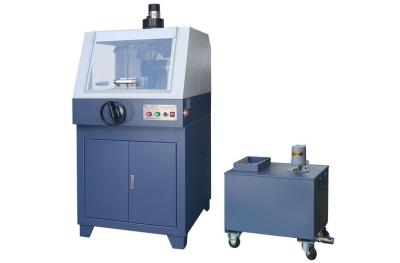 Abrasivo manual metalográfico do cilindro redondo irregular que corta o equipamento com sistema de refrigeração