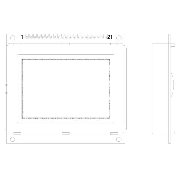 Модуль дисплея LCD портативного УДАРА экрана дисплея трансформатора 12864 графический