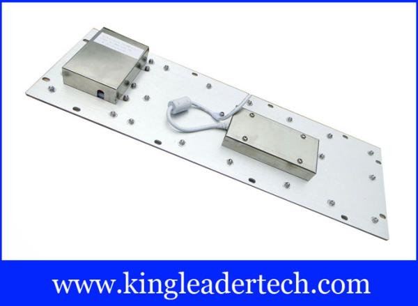 Ruggedized Panel Mount Metal Keyboard With Trackball / Stainless Steel Keyboard