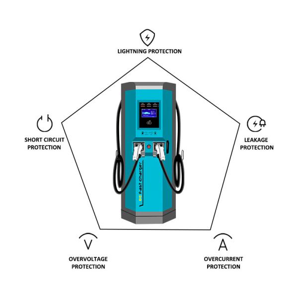 240KW Output Power EV Charger EVSE EV Charger with IP55/1k10 Protection Level