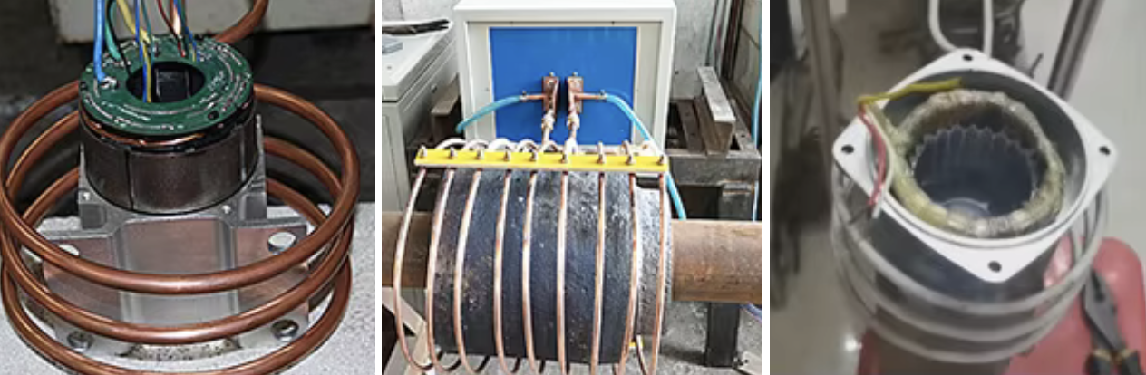 Steel / Copper Bolts Induction Forging Machine 60Kw With Soft Coil
