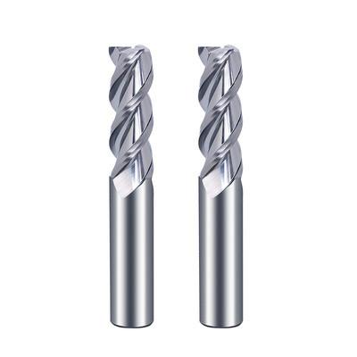 Durable Tungsten Carbide Flat End CNC Milling Cutter For Aluminum Alloy Cutting Tools