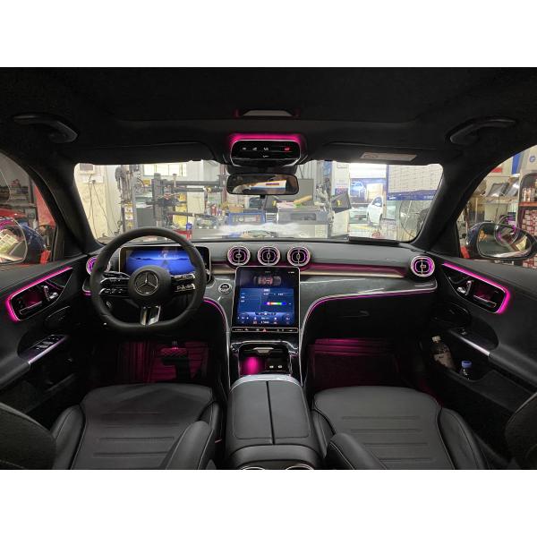 Turbo Front Auto Air Conditioning Vents 12 Volt With Ambient Light