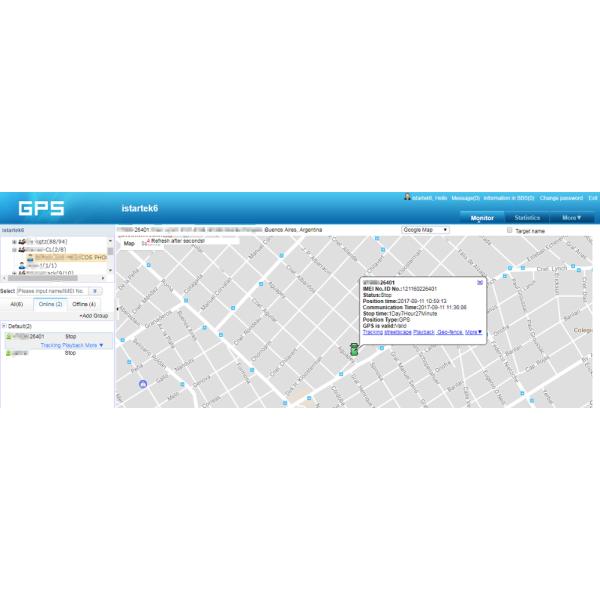 RoHS 24H/программное обеспечение Gsm GPS школьного автобуса 7D Van отслеживая платформу