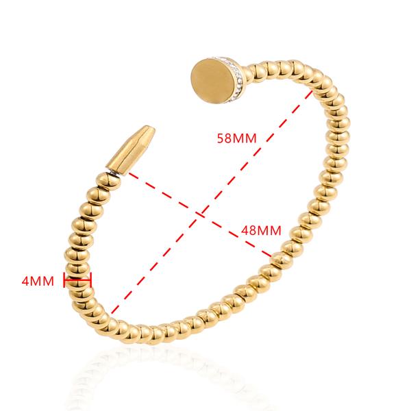OEM ODM Stainless Steel Screw Bracelet Valentine's Day Gift