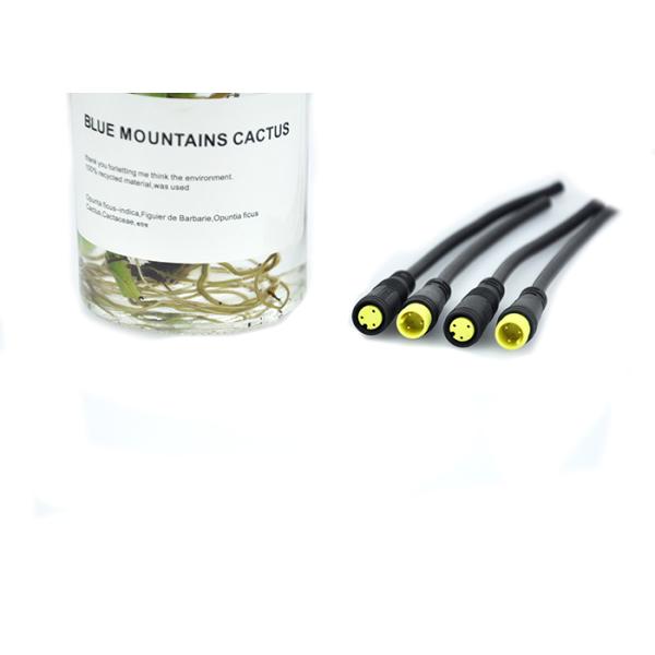 Пин штепсельной вилки 2 соединителей ИП65 штепсельной вилки электрического велосипеда водоустойчивый электрический на открытом воздухе мужской женский