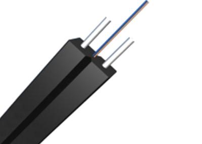1-24 a fibra blindada da manutenção programada G657A1 do núcleo cabo pendente o revestimento do preto da rede LSZH de FTTH para interno