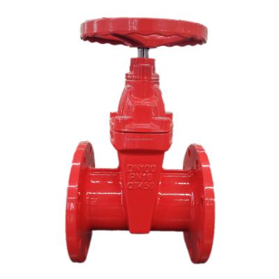 Red Non Rising Stem Wedge Gate Valve API 600 API 6D Design Standard