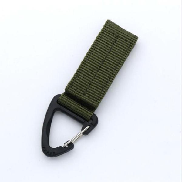 65x25mm Nylon Carabiner Keychain Strap Keyring Holder Perfect for Outdoor Activities