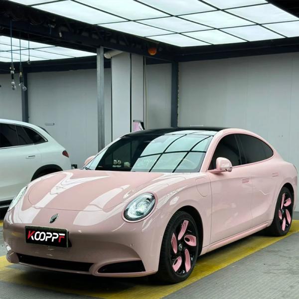 Shell Pink TPU PPF Colorful Easy Application Wrap Film Color Protection Film For Vehicles