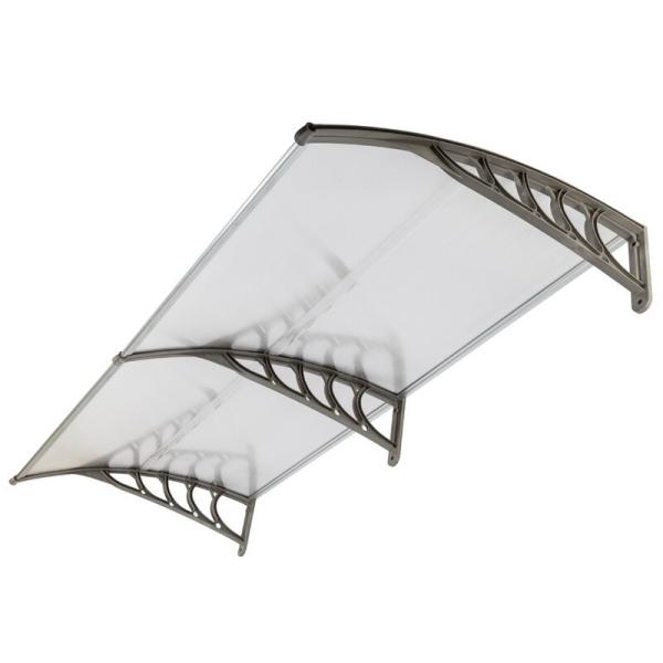 90x240cm Door Windouw Awning Canopy Shelter Roof for Front/Back Door Window Porch Rain Protector Patio Awnings&Canopies
