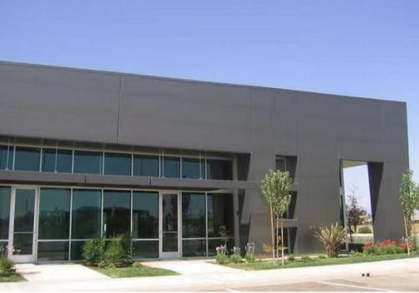 Fireproof Prefab Commercial Steel Structure Office Building With Welded H Section Steel