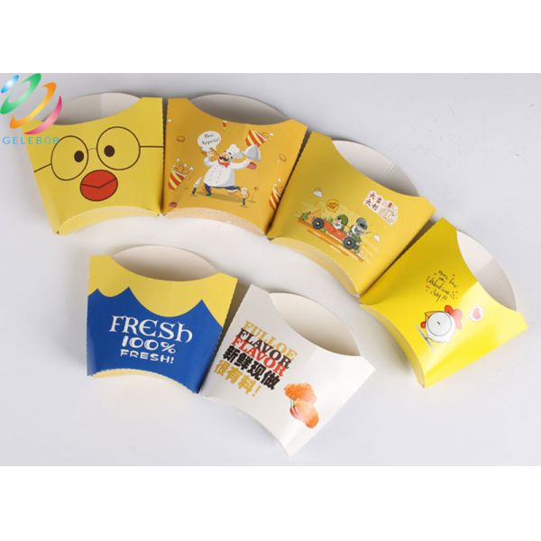 Waterproof Disposable Food Packaging Oilproof French Fries Box