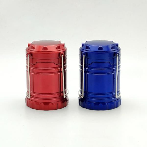Battery Powered 2 In 1 LED Camping Lantern Large COB Pop Up Lantern 8.1x8.1x13.8(18.8)Cm