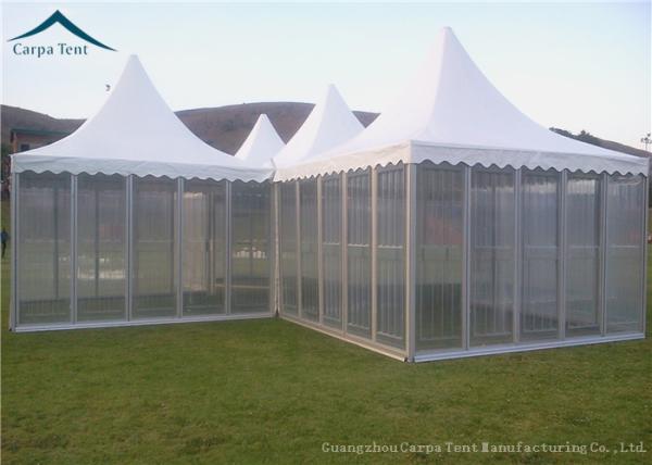 Pagoda Shape Small Marquee Tents / Wedding Party Tents With Luxury Decoration