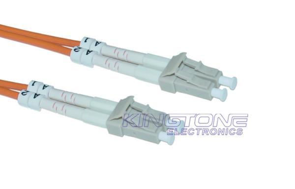 LC to LC Fiber Optic Patch Cable , 50/125 Multimode Duplex Patch Cable