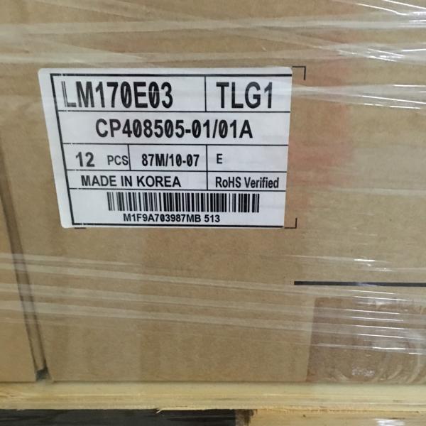 4PCS CCFL Industrial Lcd Panel , Desktop LM170E03-TLG1 LCD Screen Panel