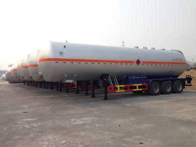 56000L 3 essieux réservoir de gaz de pétrole et de gaz liquéfié avec ADR / ASME Standard