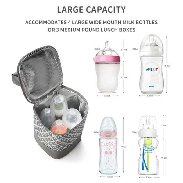 Custom Waterproof Kids Sublimation Lunch Bag Insulated Bag Kids Picnic Bag