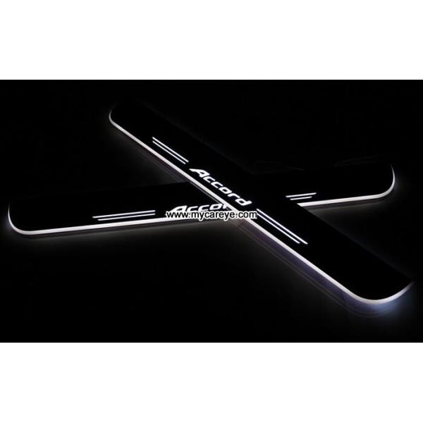 Sell auto accessory LED light car door sill scuff plate for Honda Accord