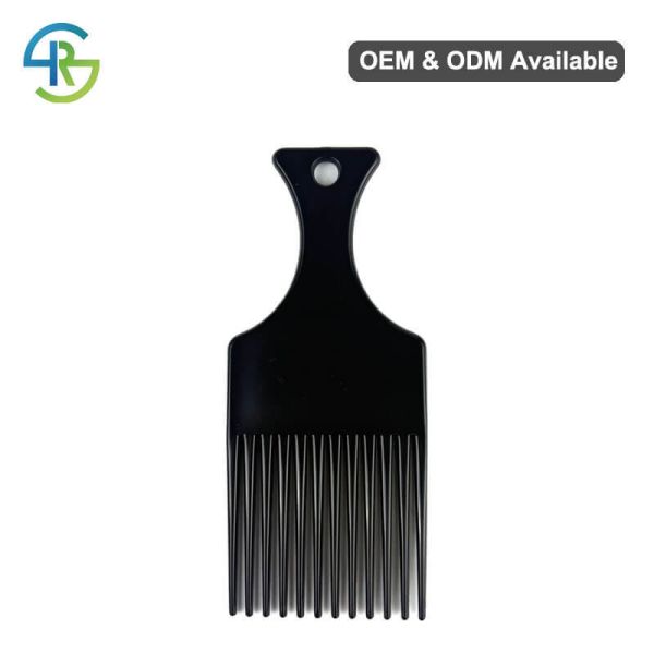 ABS Plastic Hair Pick Comb ODM Plastic Afro Pick For Curly Hair