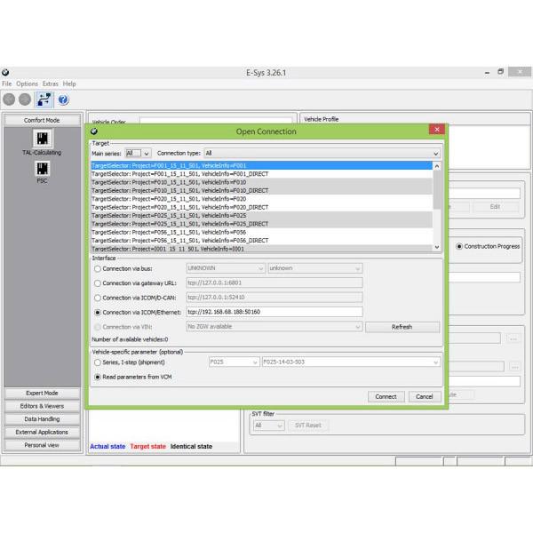 O software o mais novo ISTA/D de BMW ICOM (ISID 3.52.32) ISTA/P (3.57.2.002) com o multilíngue para o portátil de Lenovo