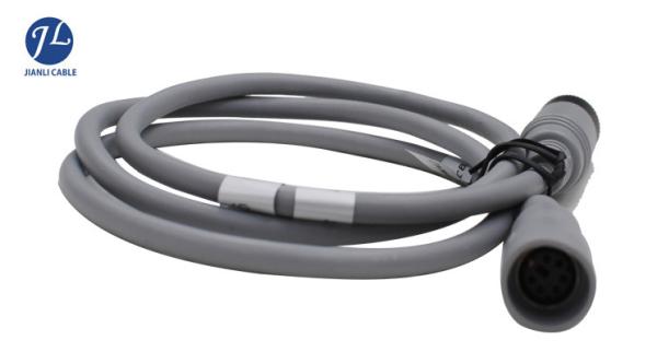 Customized Length 6 Pin Mini Din Cable Male To Female For Car Backup Monitor System