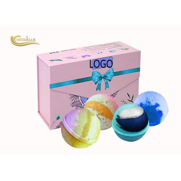 Shea Butter Coconut Oil Bath Bomb Gift Sets Colorful ODM / OEM Available