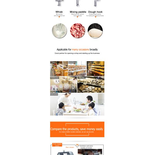 Электрический 65 кг нержавеющей стали спиральные части пирожные тесто смесителя для вашей выгоды